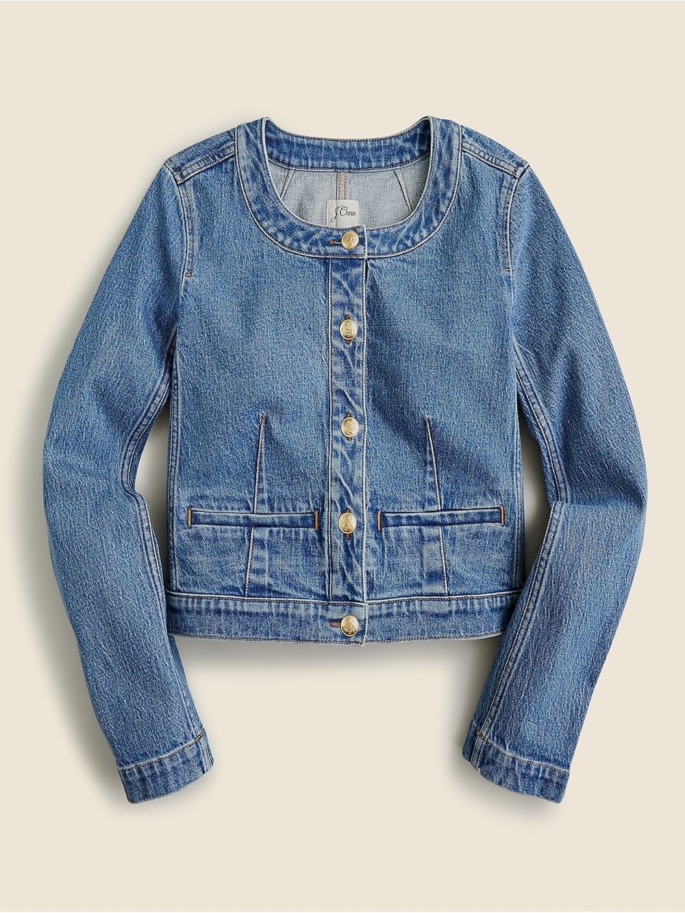J. Crew Louisa lady jacket in denim NWT sz 2